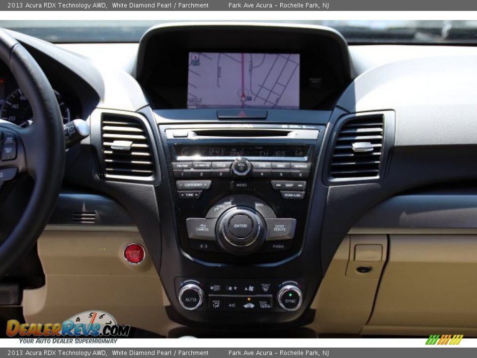 2013 Acura RDX Technology AWD White Diamond Pearl / Parchment Photo #16