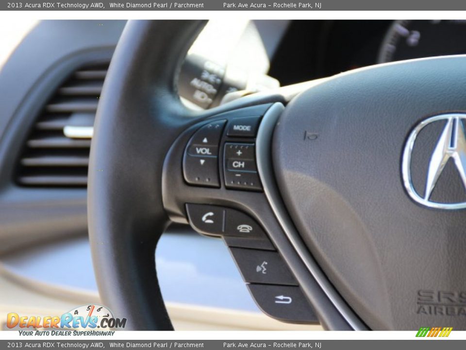 2013 Acura RDX Technology AWD White Diamond Pearl / Parchment Photo #19