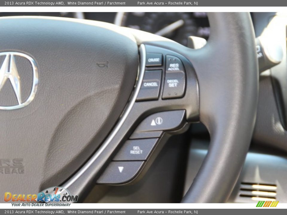 2013 Acura RDX Technology AWD White Diamond Pearl / Parchment Photo #20