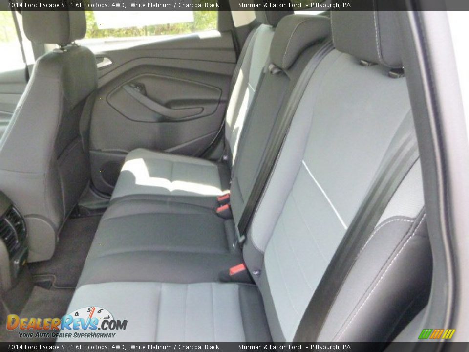 2014 Ford Escape SE 1.6L EcoBoost 4WD White Platinum / Charcoal Black Photo #8