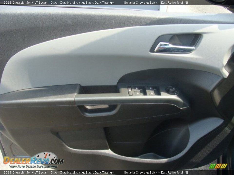 2013 Chevrolet Sonic LT Sedan Cyber Gray Metallic / Jet Black/Dark Titanium Photo #6