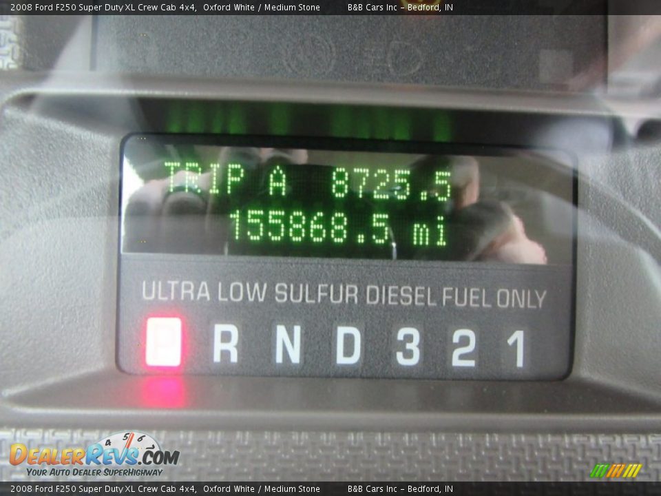 2008 Ford F250 Super Duty XL Crew Cab 4x4 Oxford White / Medium Stone Photo #36