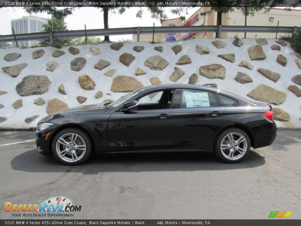2015 BMW 4 Series 435i xDrive Gran Coupe Black Sapphire Metallic / Black Photo #2