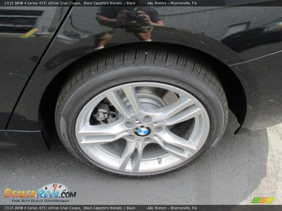 2015 BMW 4 Series 435i xDrive Gran Coupe Black Sapphire Metallic / Black Photo #3