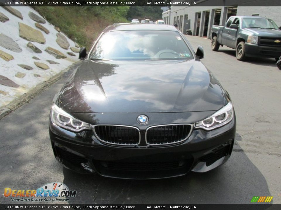 2015 BMW 4 Series 435i xDrive Gran Coupe Black Sapphire Metallic / Black Photo #8