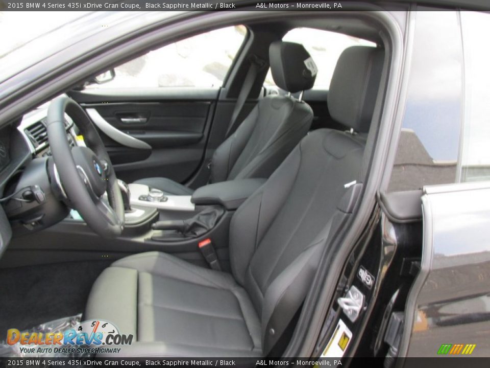 2015 BMW 4 Series 435i xDrive Gran Coupe Black Sapphire Metallic / Black Photo #11