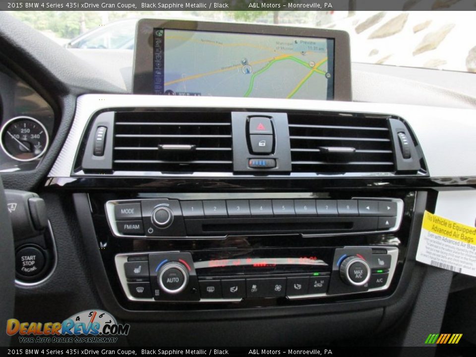 2015 BMW 4 Series 435i xDrive Gran Coupe Black Sapphire Metallic / Black Photo #16