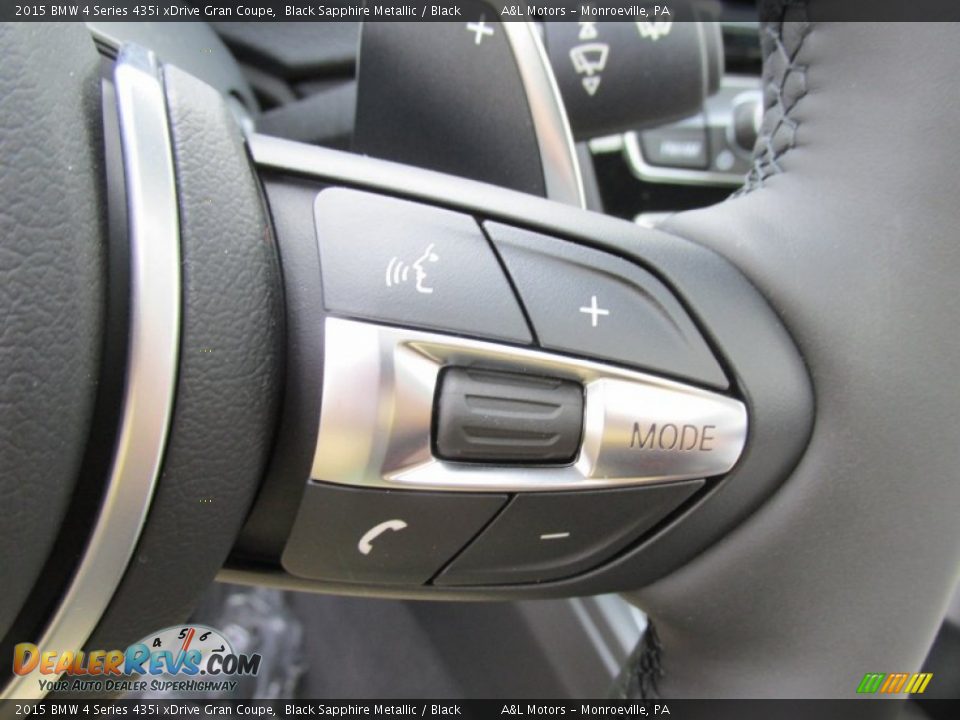 2015 BMW 4 Series 435i xDrive Gran Coupe Black Sapphire Metallic / Black Photo #17