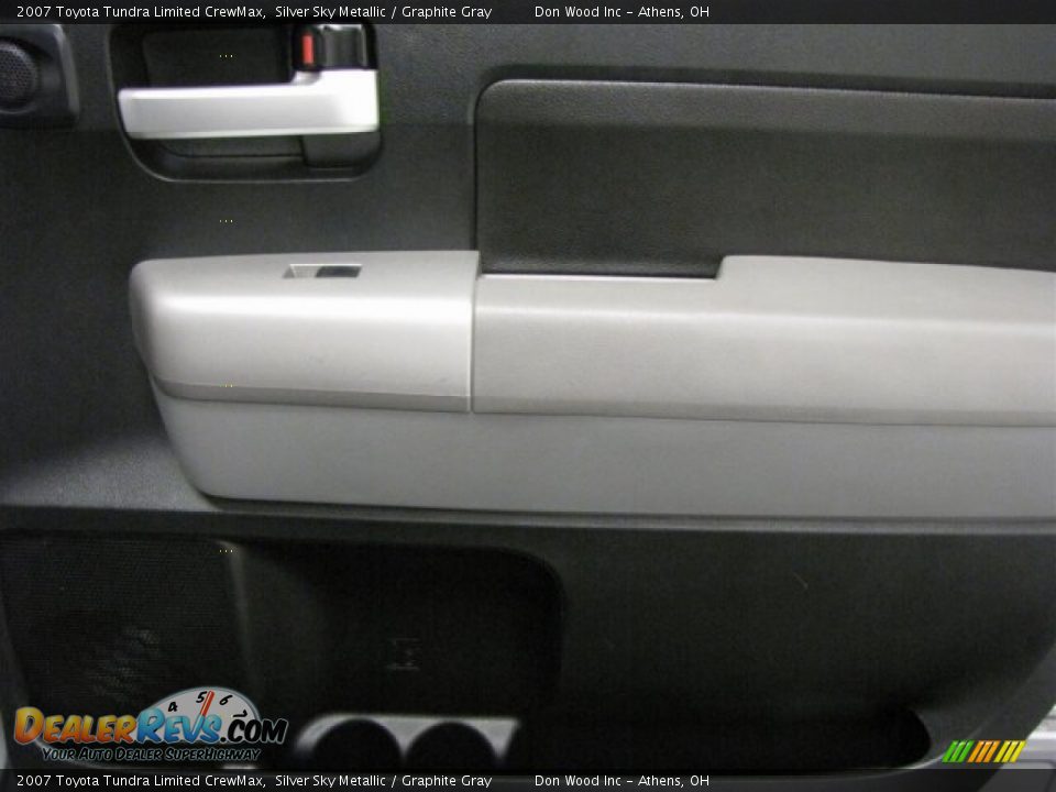 2007 Toyota Tundra Limited CrewMax Silver Sky Metallic / Graphite Gray Photo #19