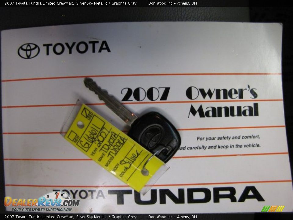2007 Toyota Tundra Limited CrewMax Silver Sky Metallic / Graphite Gray Photo #36