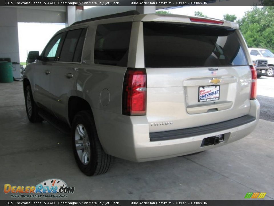 2015 Chevrolet Tahoe LS 4WD Champagne Silver Metallic / Jet Black Photo #3