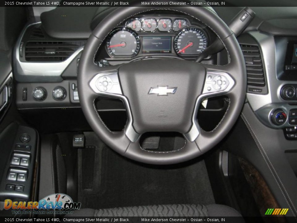 2015 Chevrolet Tahoe LS 4WD Champagne Silver Metallic / Jet Black Photo #4