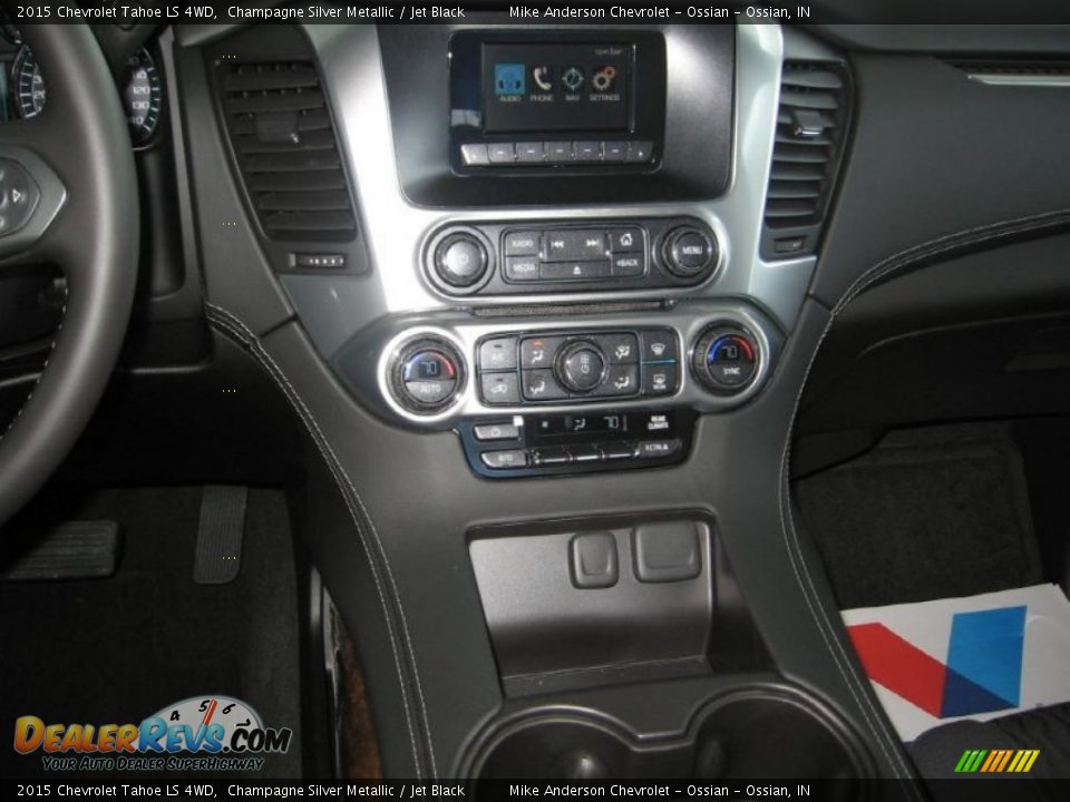 2015 Chevrolet Tahoe LS 4WD Champagne Silver Metallic / Jet Black Photo #5