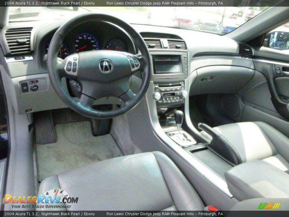 2004 Acura TL 3.2 Nighthawk Black Pearl / Ebony Photo #12