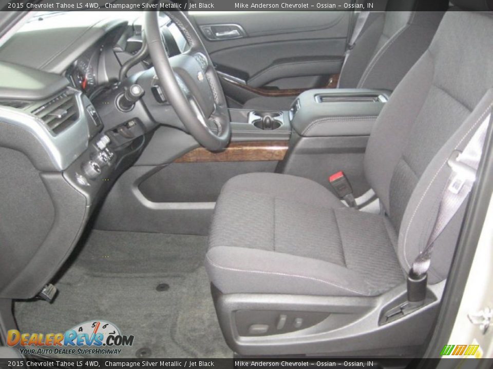 2015 Chevrolet Tahoe LS 4WD Champagne Silver Metallic / Jet Black Photo #8