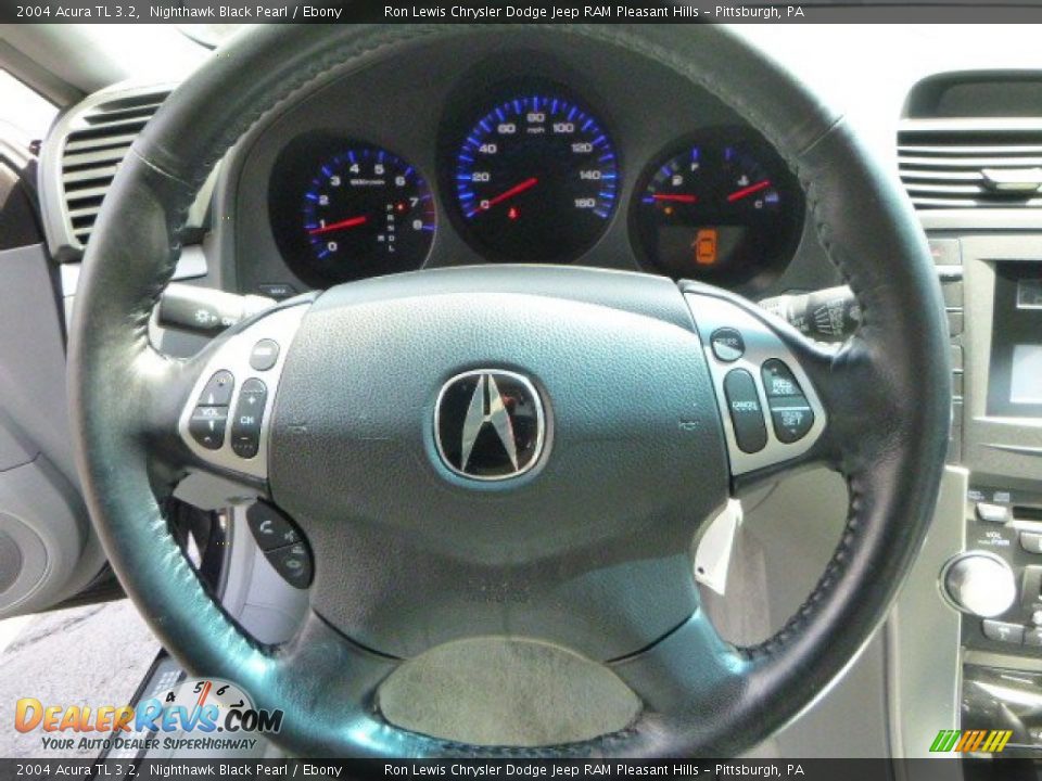 2004 Acura TL 3.2 Nighthawk Black Pearl / Ebony Photo #16