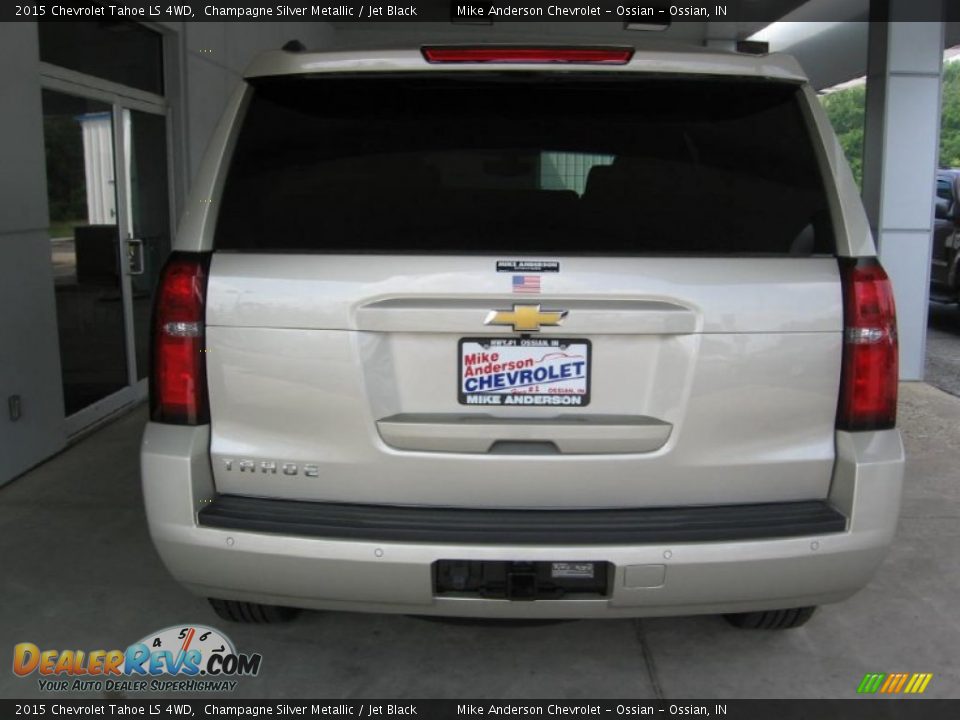 2015 Chevrolet Tahoe LS 4WD Champagne Silver Metallic / Jet Black Photo #20