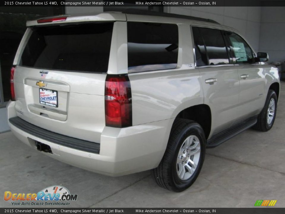 2015 Chevrolet Tahoe LS 4WD Champagne Silver Metallic / Jet Black Photo #22