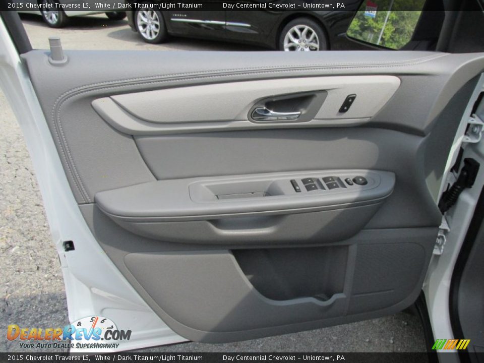 2015 Chevrolet Traverse LS White / Dark Titanium/Light Titanium Photo #11