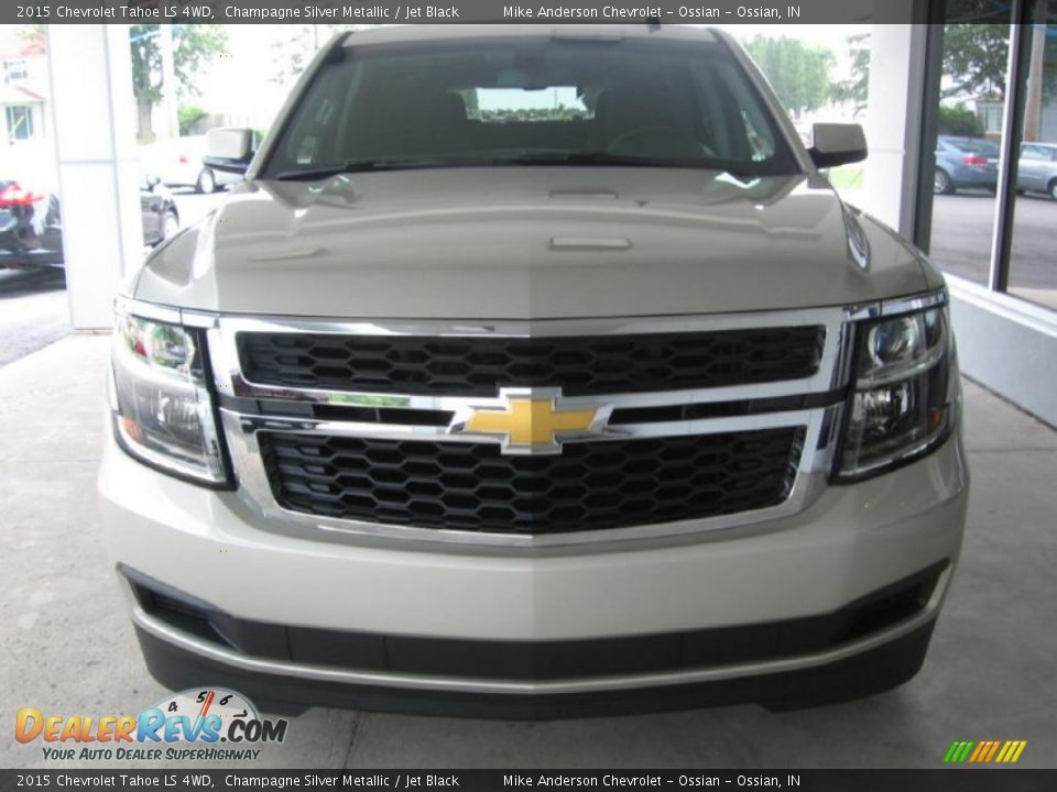 2015 Chevrolet Tahoe LS 4WD Champagne Silver Metallic / Jet Black Photo #23