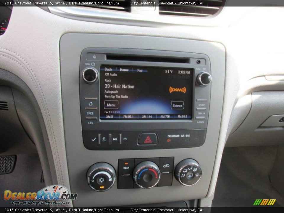 2015 Chevrolet Traverse LS White / Dark Titanium/Light Titanium Photo #17