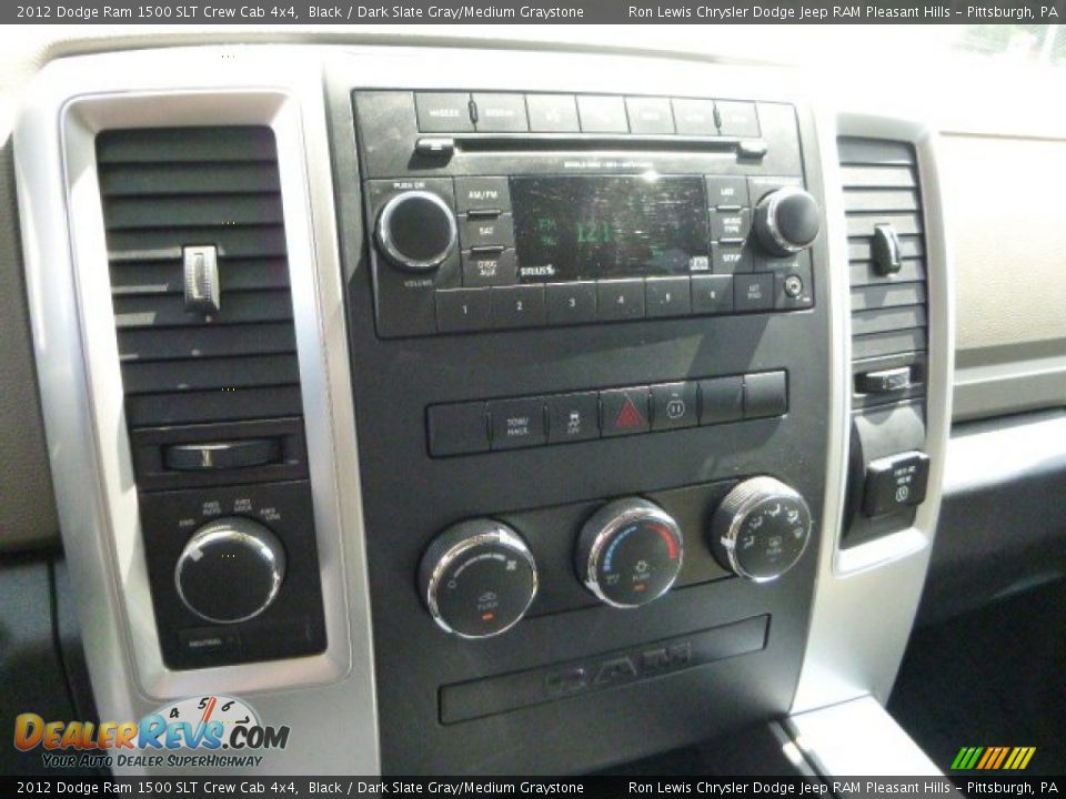 2012 Dodge Ram 1500 SLT Crew Cab 4x4 Black / Dark Slate Gray/Medium Graystone Photo #18