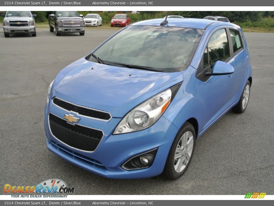 2014 Chevrolet Spark LT Denim / Silver/Blue Photo #2