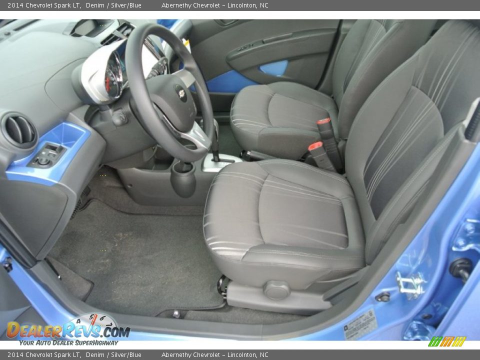 2014 Chevrolet Spark LT Denim / Silver/Blue Photo #8