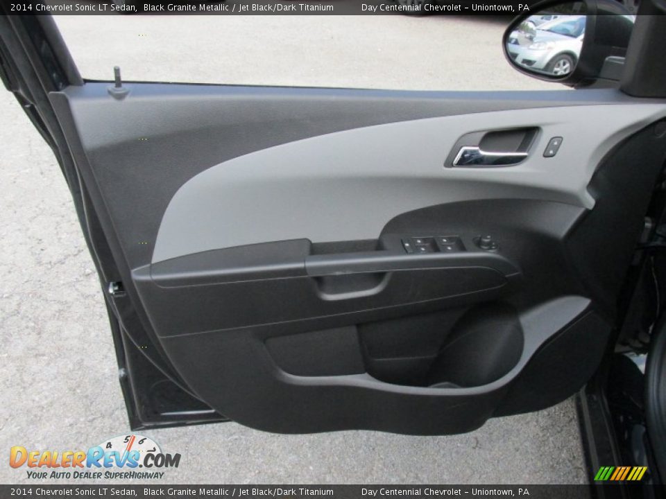 2014 Chevrolet Sonic LT Sedan Black Granite Metallic / Jet Black/Dark Titanium Photo #11