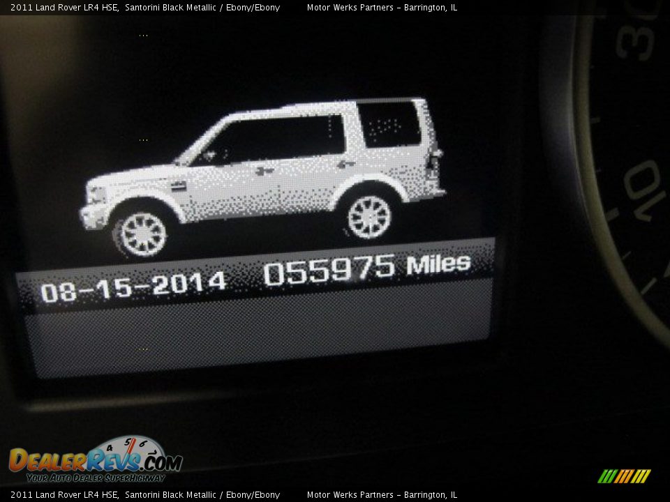 2011 Land Rover LR4 HSE Santorini Black Metallic / Ebony/Ebony Photo #28