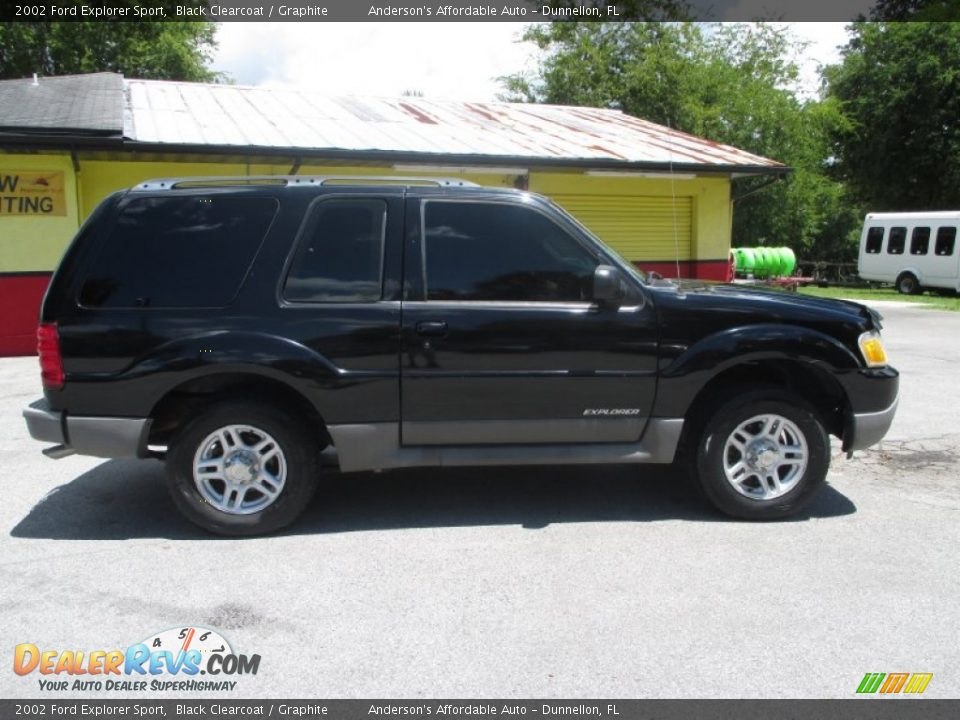 2002 Ford Explorer Sport Black Clearcoat / Graphite Photo #2
