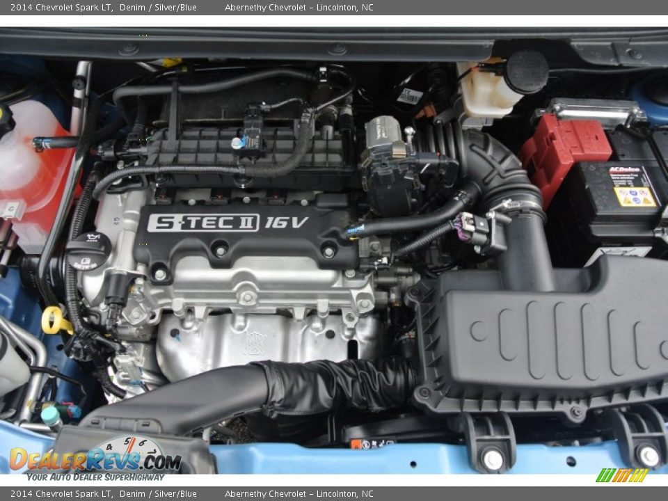 2014 Chevrolet Spark LT Denim / Silver/Blue Photo #21