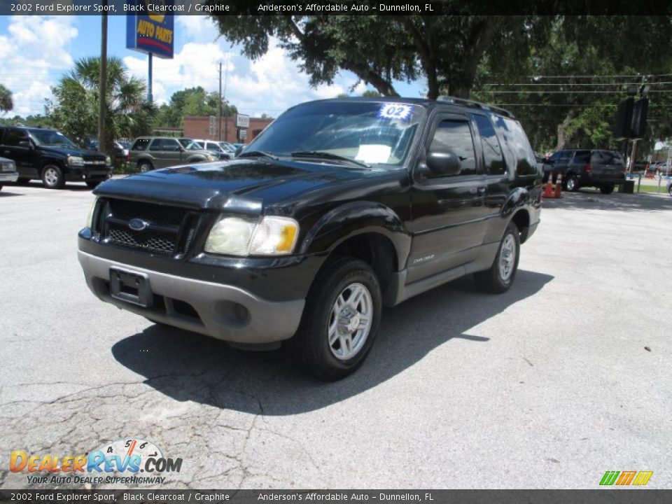 2002 Ford Explorer Sport Black Clearcoat / Graphite Photo #7