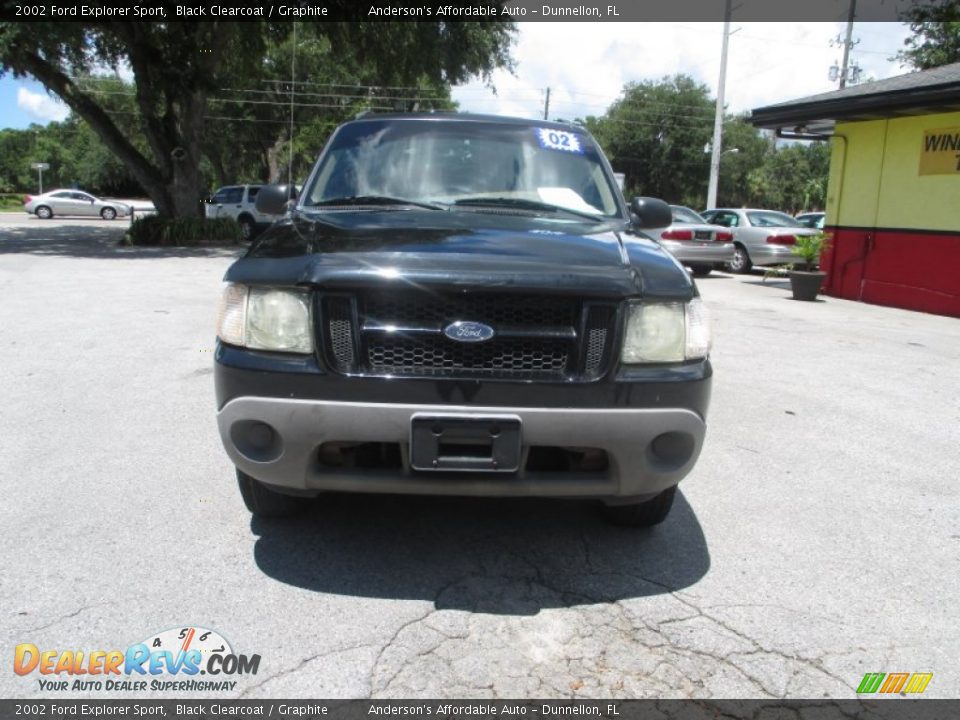 2002 Ford Explorer Sport Black Clearcoat / Graphite Photo #8