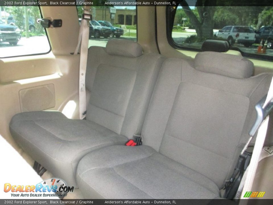 2002 Ford Explorer Sport Black Clearcoat / Graphite Photo #12