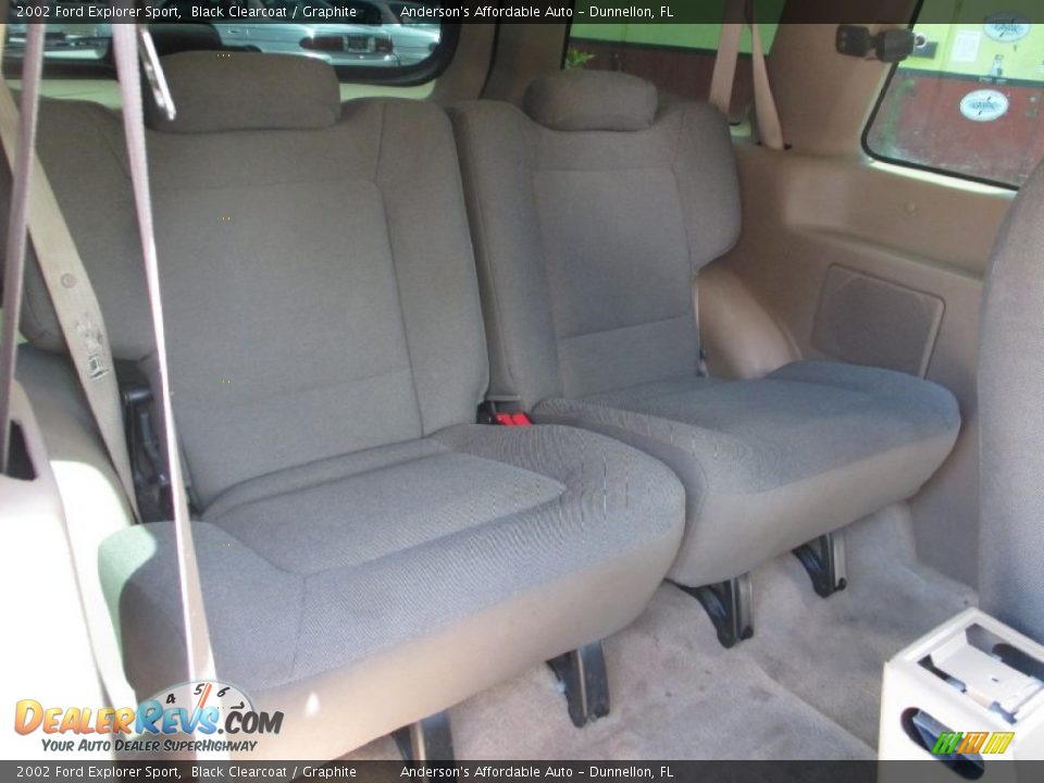 2002 Ford Explorer Sport Black Clearcoat / Graphite Photo #15