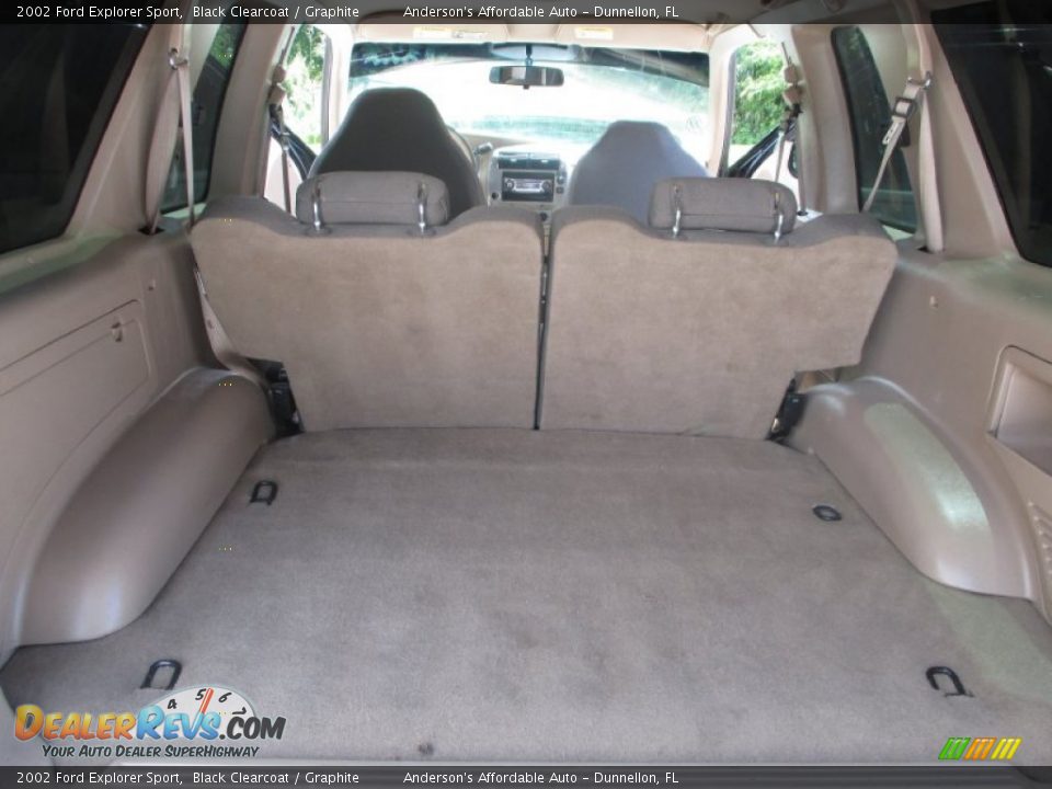2002 Ford Explorer Sport Black Clearcoat / Graphite Photo #16