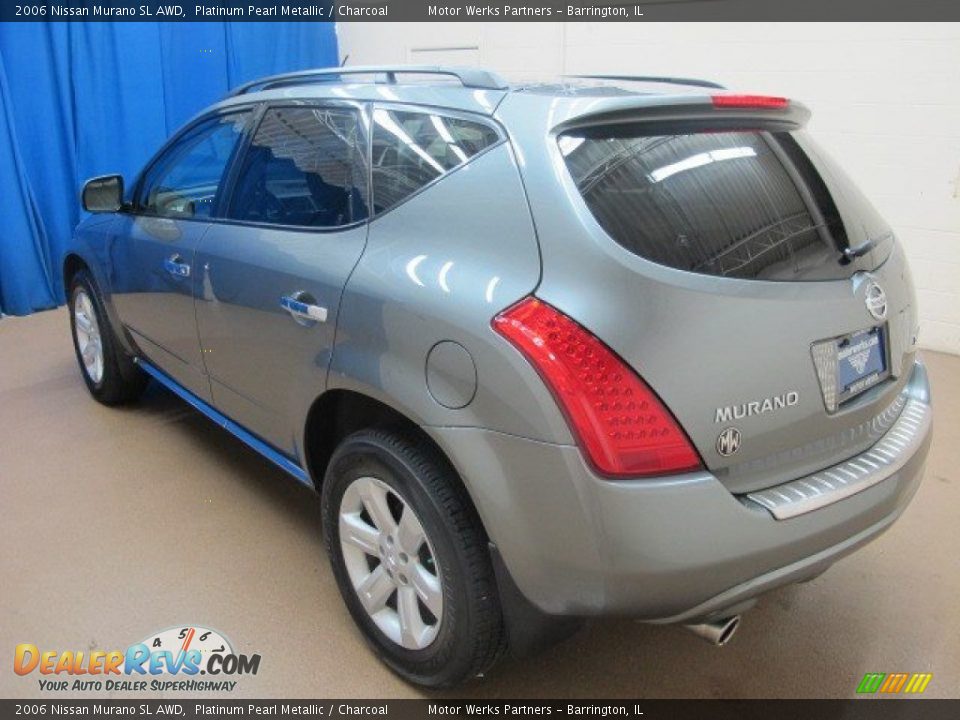 2006 Nissan Murano SL AWD Platinum Pearl Metallic / Charcoal Photo #6