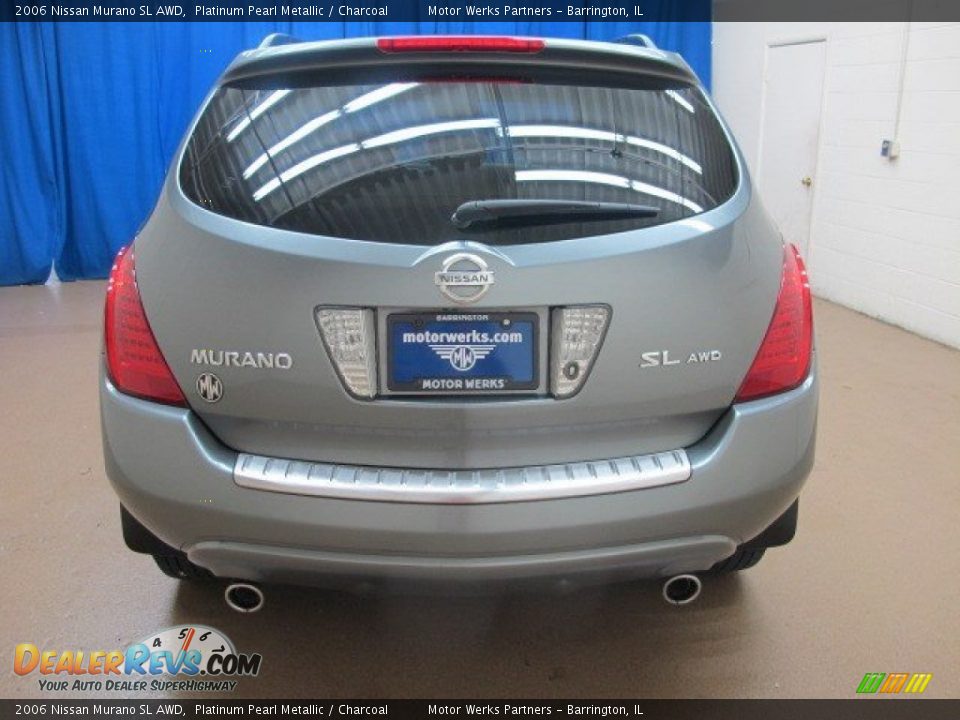 2006 Nissan Murano SL AWD Platinum Pearl Metallic / Charcoal Photo #7