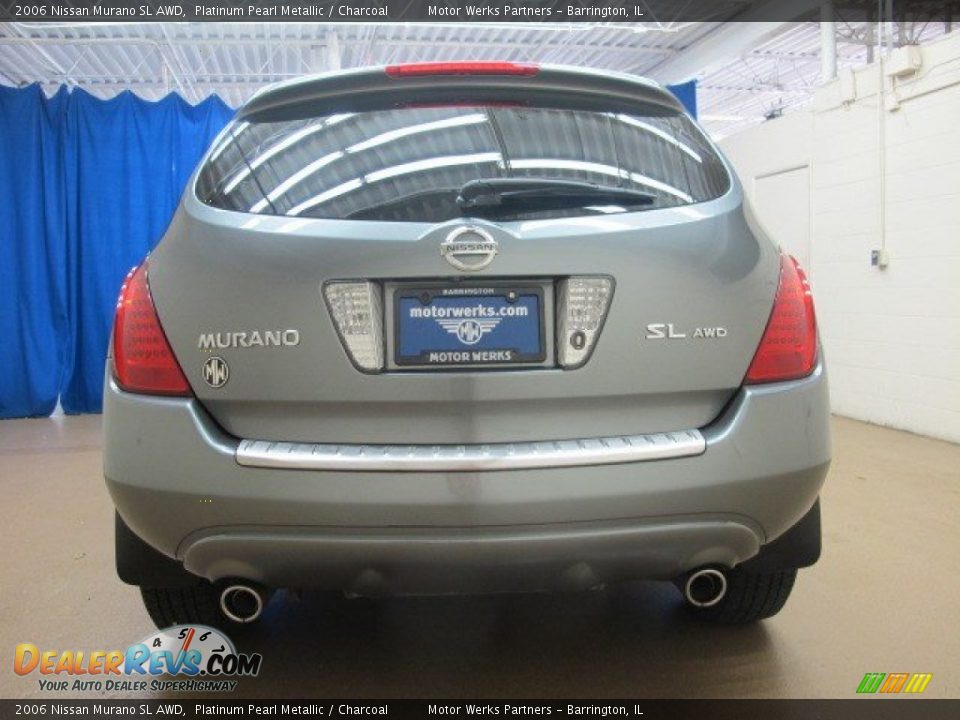 2006 Nissan Murano SL AWD Platinum Pearl Metallic / Charcoal Photo #8
