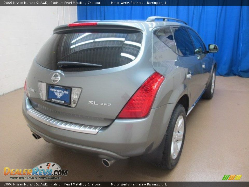 2006 Nissan Murano SL AWD Platinum Pearl Metallic / Charcoal Photo #9