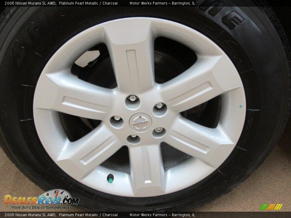 2006 Nissan Murano SL AWD Platinum Pearl Metallic / Charcoal Photo #13
