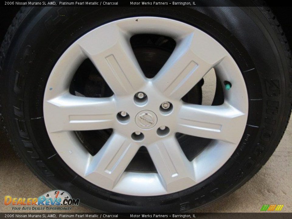 2006 Nissan Murano SL AWD Platinum Pearl Metallic / Charcoal Photo #14
