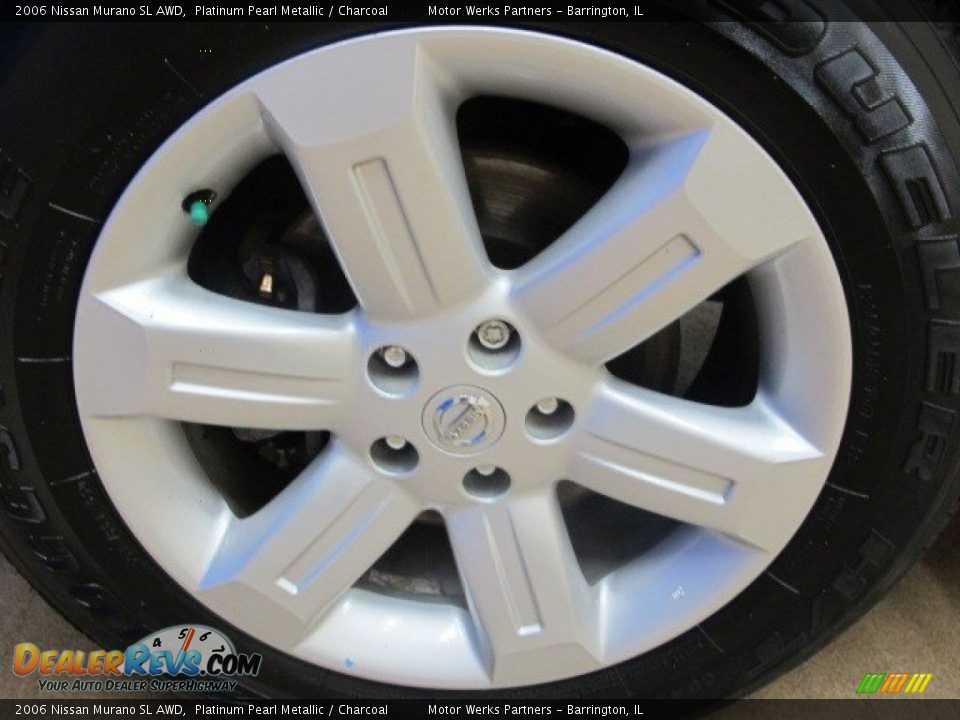 2006 Nissan Murano SL AWD Platinum Pearl Metallic / Charcoal Photo #15