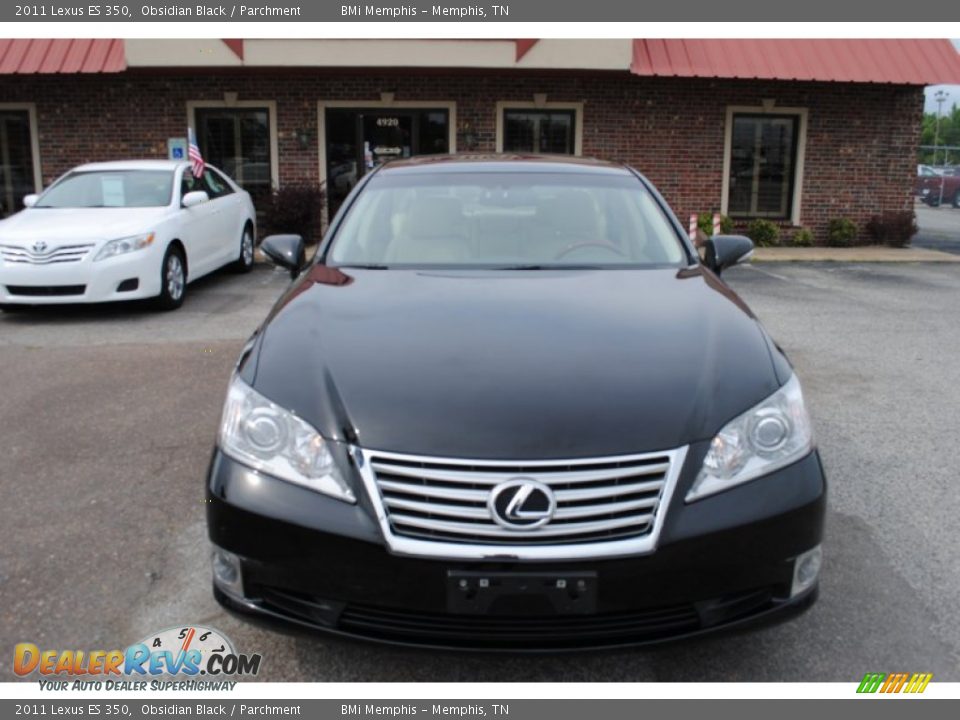 2011 Lexus ES 350 Obsidian Black / Parchment Photo #1