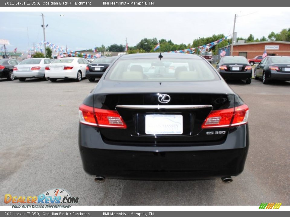 2011 Lexus ES 350 Obsidian Black / Parchment Photo #3