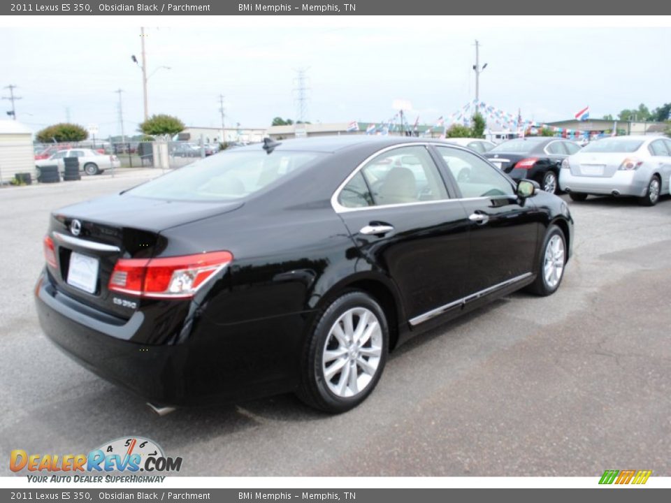 2011 Lexus ES 350 Obsidian Black / Parchment Photo #4