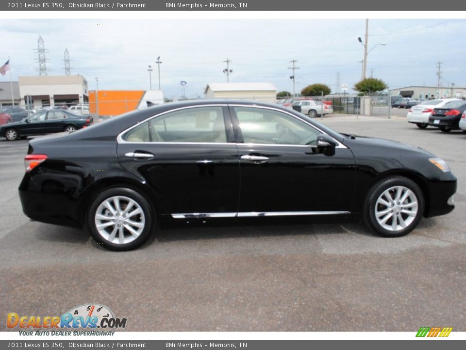 2011 Lexus ES 350 Obsidian Black / Parchment Photo #5