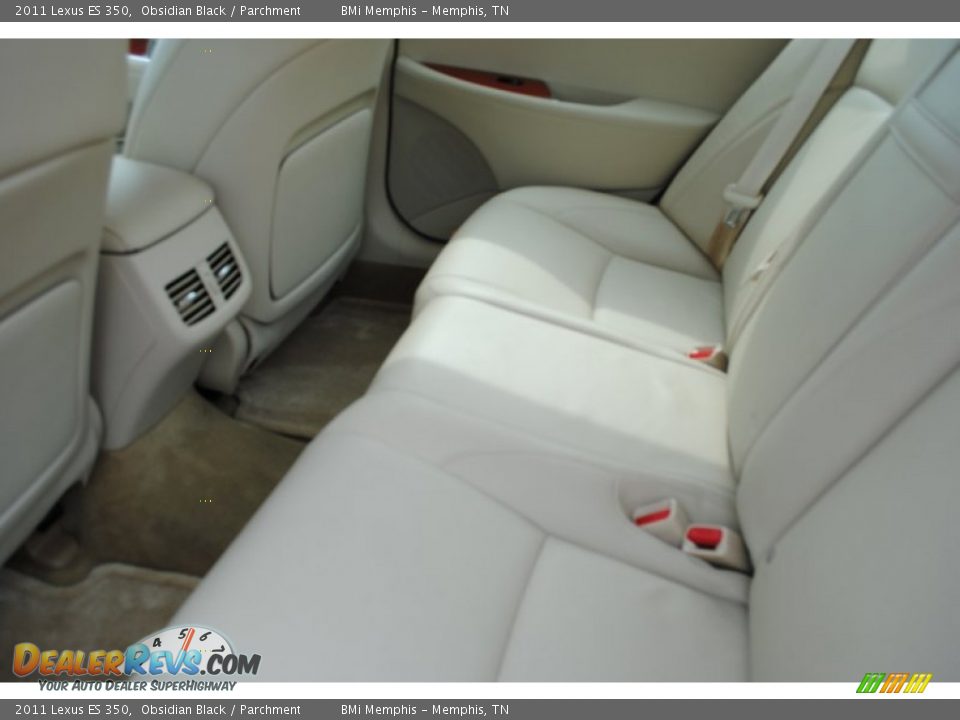 2011 Lexus ES 350 Obsidian Black / Parchment Photo #8