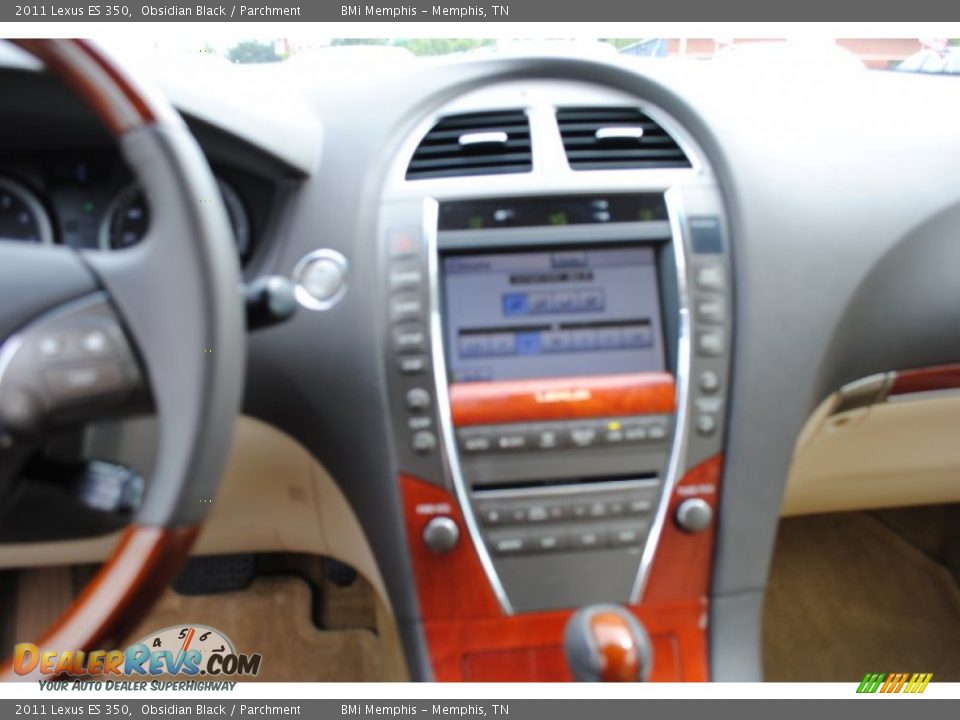 2011 Lexus ES 350 Obsidian Black / Parchment Photo #10